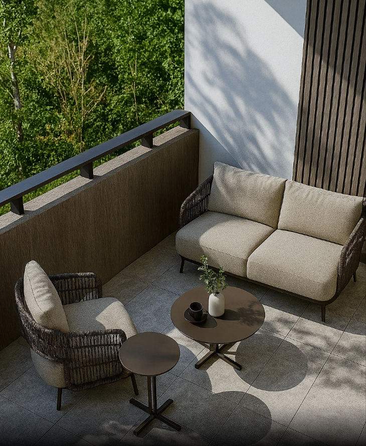 Minimalist Balcony interior Design