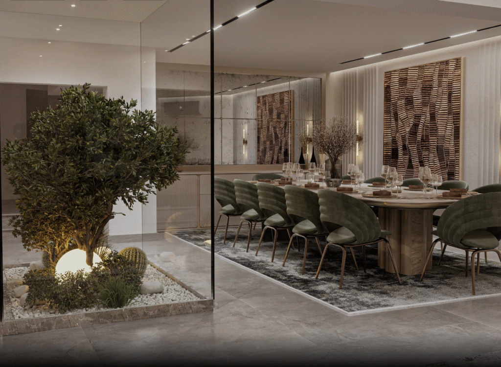 Minimalism Dining Room Interior Design